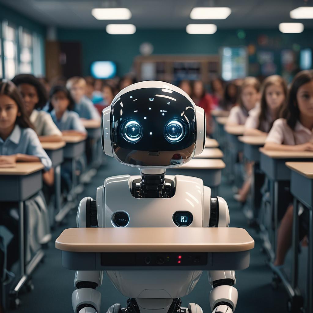 The role of AI robots in education and personalized learning.