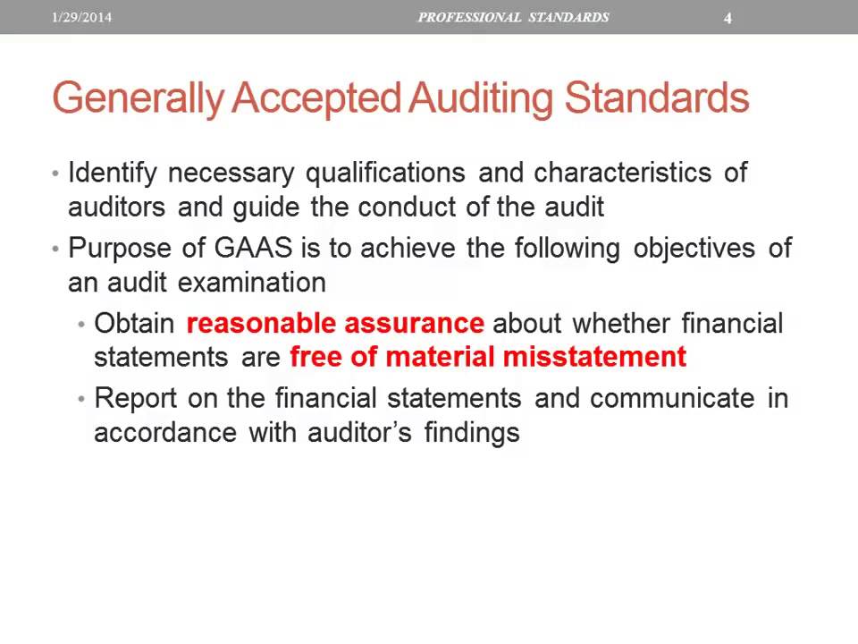 Auditing Standards